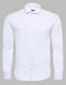 White Plain Stand Collar Formal Tuxedo Shirt