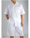 Mens Walking White Suit - Leisure Suits For Men