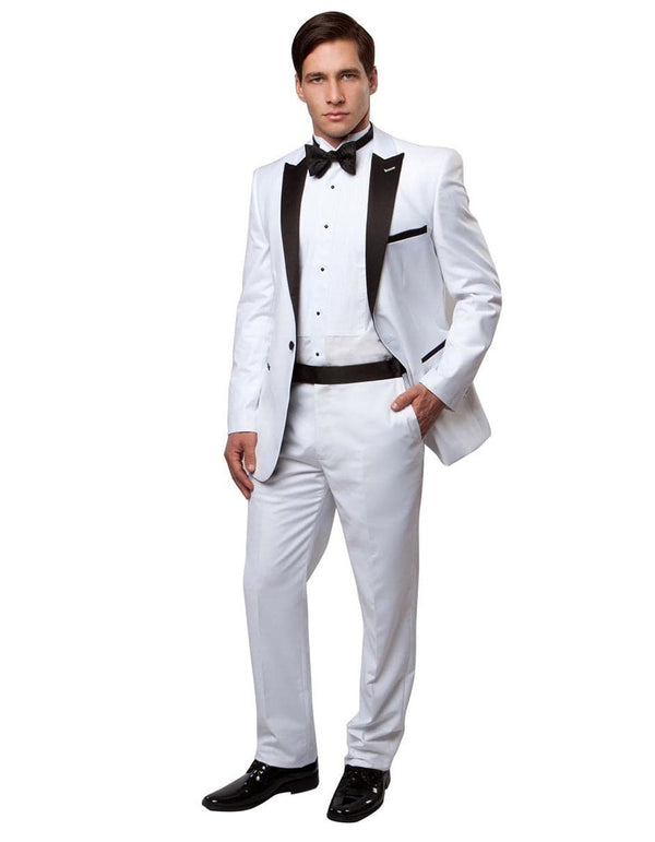 White Prom Suit - White Prom Tuxedo  - White Suit