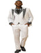 White and Black Prom Tuxedos - Perfect Wedding Suit Vested rhinestone Lapelled
