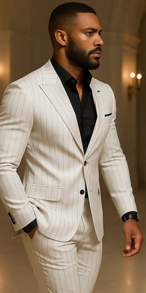 white-suit-black-stripes-2-button