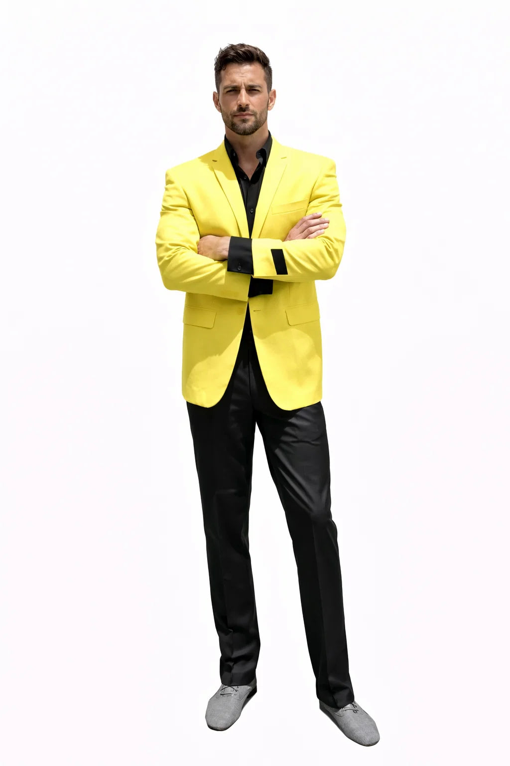 Wholesale Mens Jackets - Wholesale Blazer -Yellow Blazer