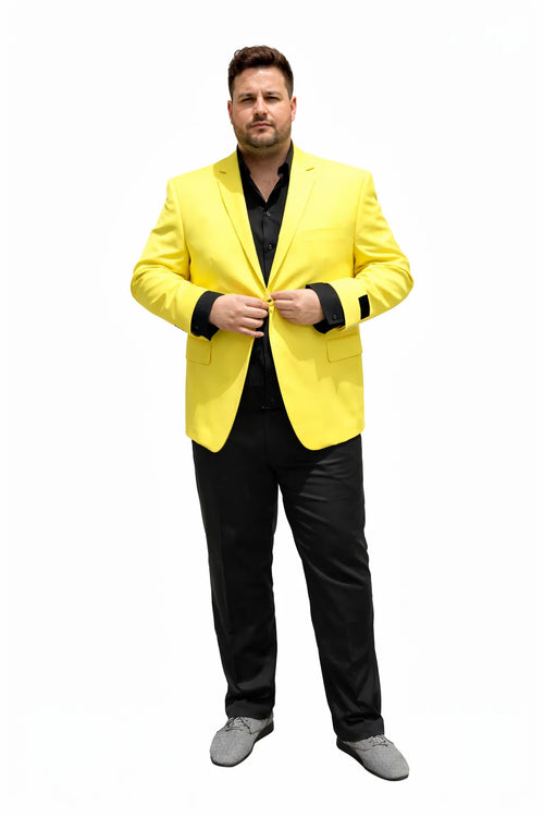 Wholesale Mens Jackets - Wholesale Blazer -Yellow Blazer