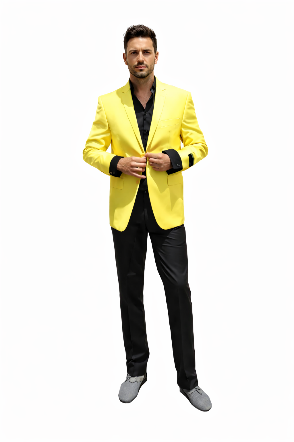 Wholesale Mens Jackets - Wholesale Blazer -Yellow Blazer