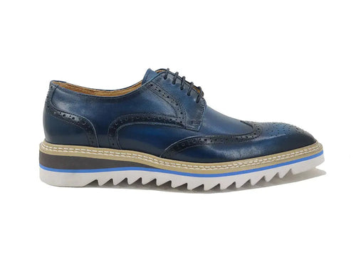 Modern Wingtip Blucher Oxford with Lightweight Sole