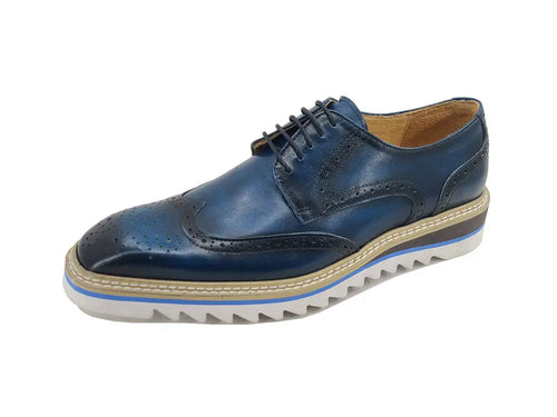 Modern Wingtip Blucher Oxford with Lightweight Sole