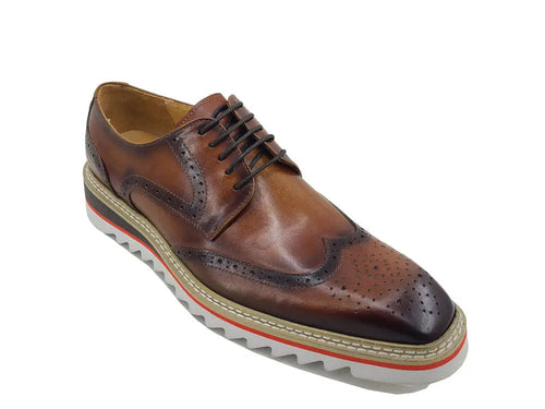 Modern Wingtip Blucher Oxford with Lightweight Sole