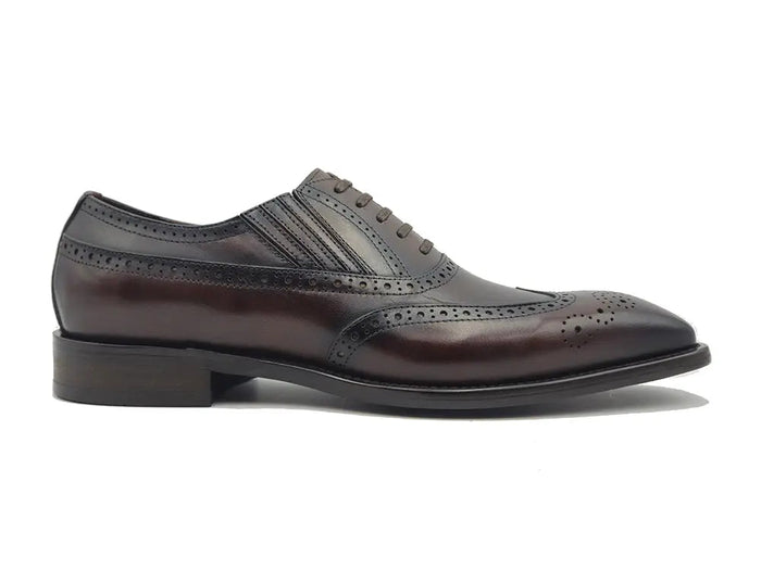 Carrucci Wingtip Slip-on Oxford