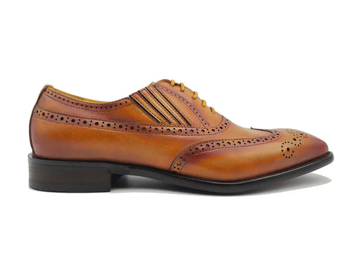 Men’s Wingtip Slip-On Oxford Dress Shoe