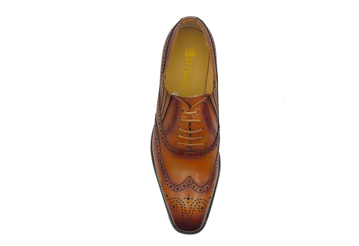 Carrucci Wingtip Slip-on Oxford