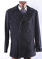 Mens Black Overcoat - Full Length Long Men's Dress Topcoat - Winter Coat in Black