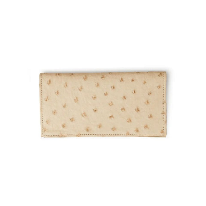 Ferrini Full Quill Ostrich Checkbook