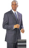 Mens Grey Pinstripe Suit Classic Fit Grey and Navy - Gray Pinstripe Suit