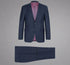 Renoir Clothing - Renoir Suit - Renoir Fashion - Super 140s Wool Two Button Classic Fit Navy Renoir Suit