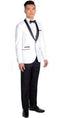 White and Black Tuxedo - AlbertoNardoniStore