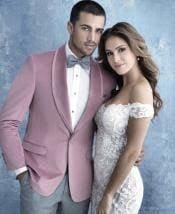 Rose Gold Suit For Men - Rose Gold Groomsmen Suits - AlbertoNardoniStore