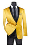 Shiny Suit - Sharkskin Tuxedo - Bright Color Gold and Mustard Tuxedo Perfect For Wedding or Prom