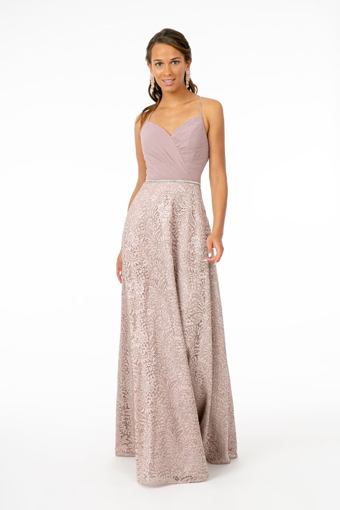 Lace A-line Formal Dress by Elizabeth K GL2667