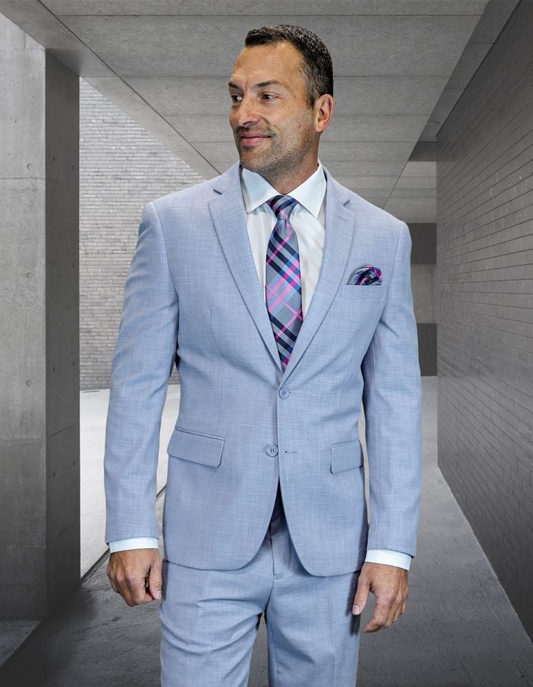 statement-men-s-2-piece-100-wool-modern-fit-textured-solid-suit-single-breasted-suit-jacket