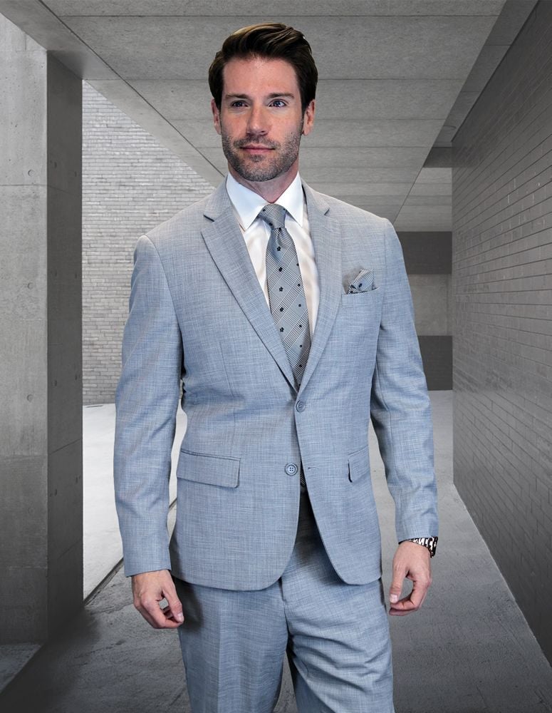 statement-men-s-2-piece-100-wool-modern-fit-textured-solid-suit-single-breasted-suit-jacket