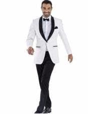 White and Black Tuxedo - AlbertoNardoniStore