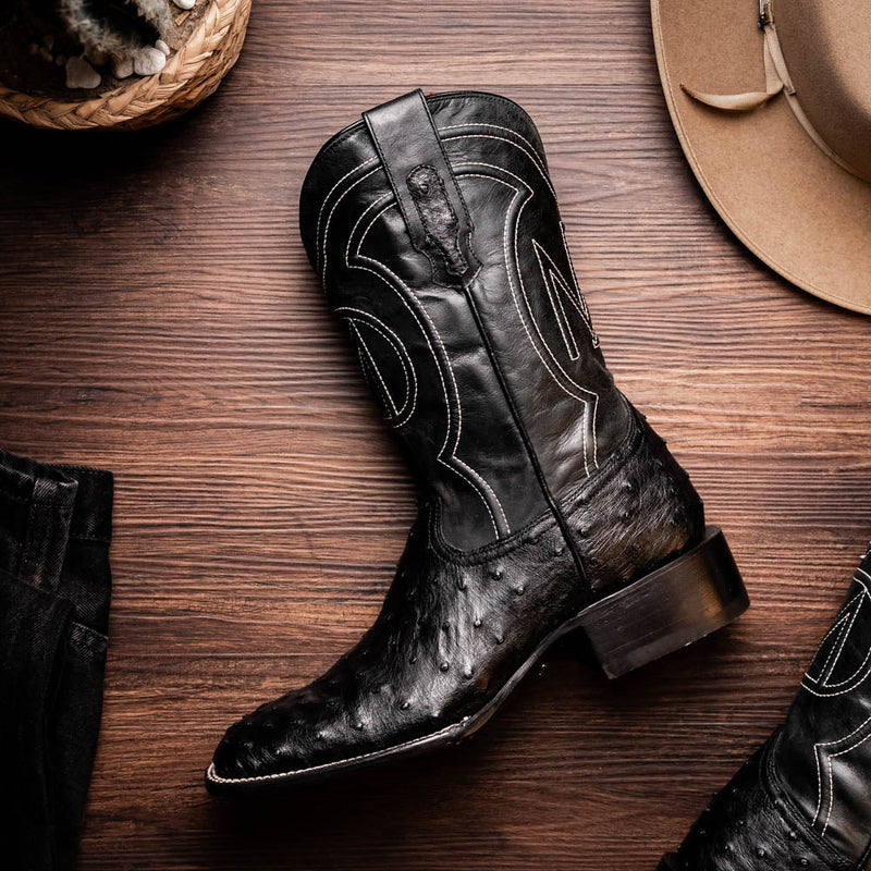Marco Di Milano Alabama Black Leather Luxury Shoe