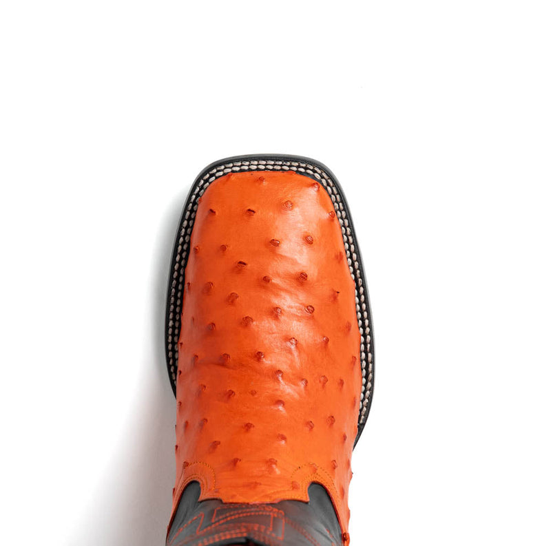 Marco Di Milano "Alabama" Orange Leather Loafers
