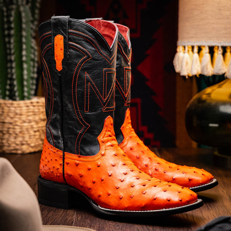 Marco Di Milano "Alabama" Orange Leather Loafers
