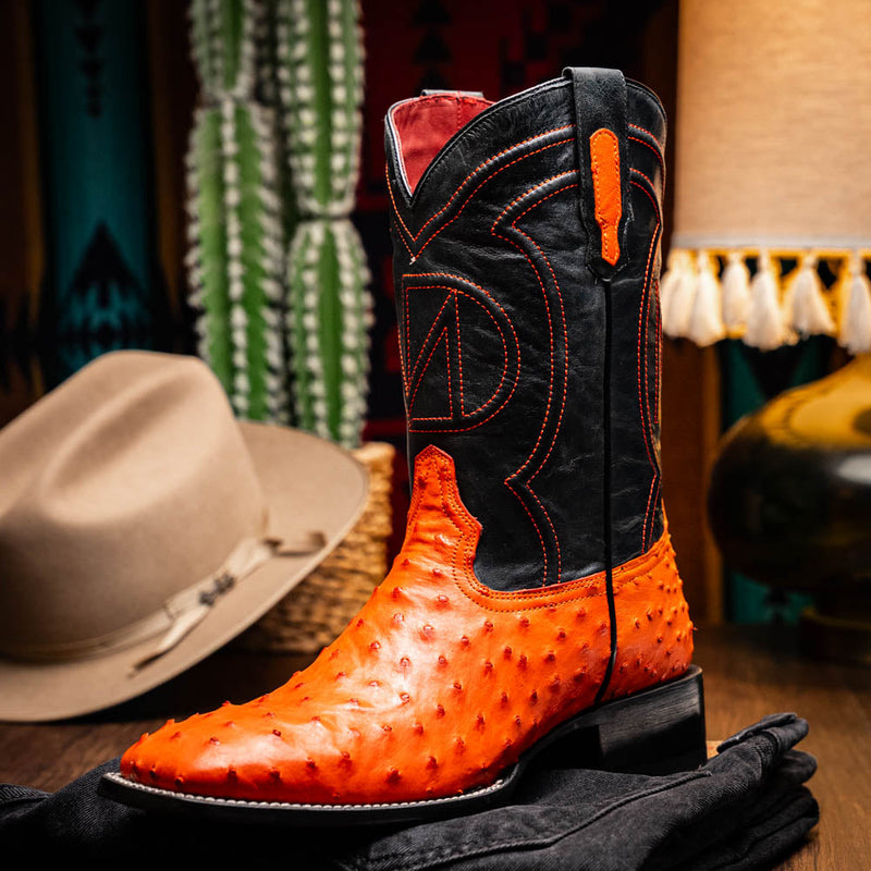 Marco Di Milano "Alabama" Orange Leather Loafers