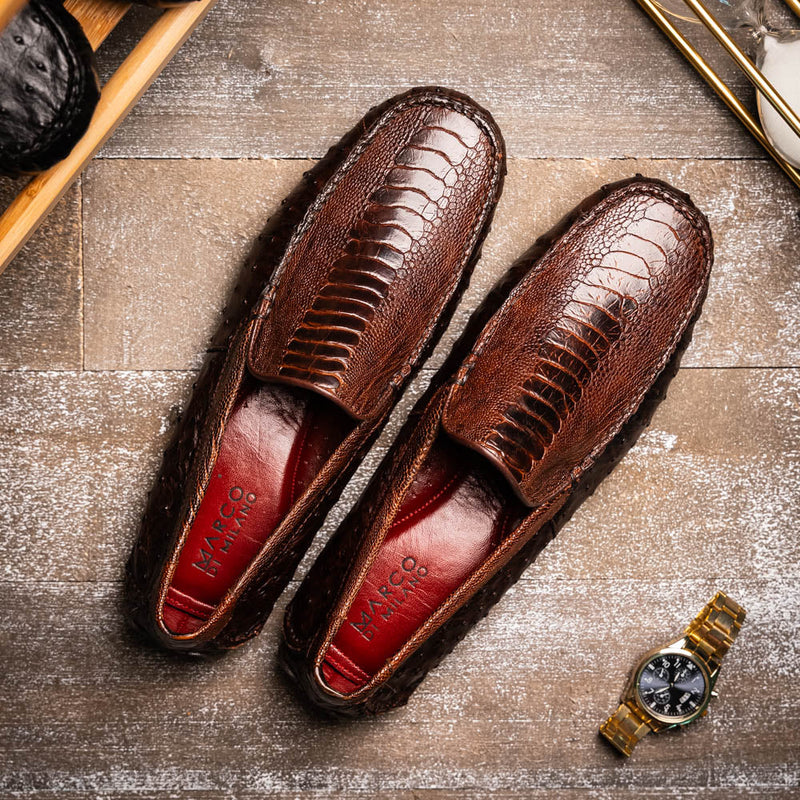 Marco Di Milano Alba Kango Tabac Leather Loafer