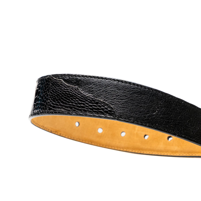Marco Di Milano Alessio Black Leather Belt Loafer
