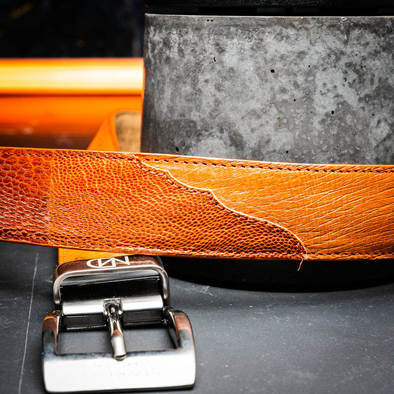 Marco Di Milano Alessio Belt Cognac Leather Dress Shoe