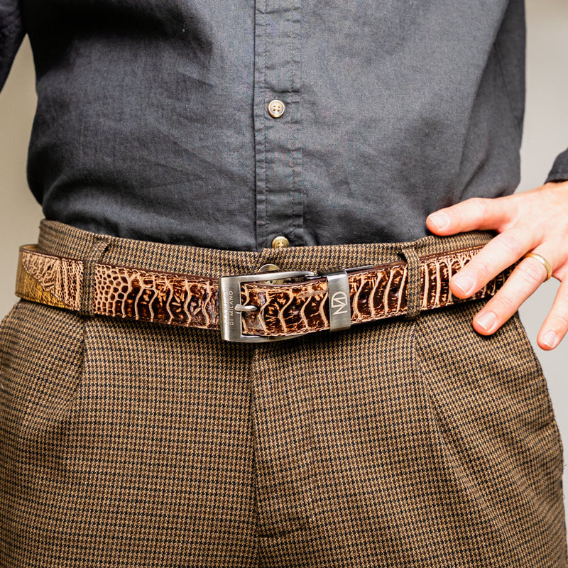 Marco Di Milano Alessio Belt Orix Leather Loafer