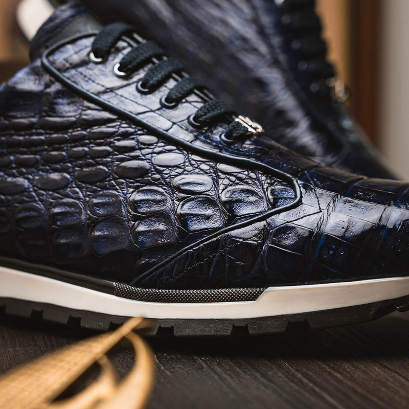 Marco Di Milano Alonzo Navy Leather Dress Shoe