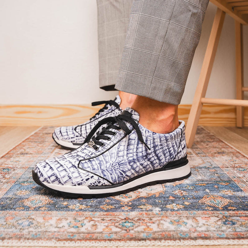Marco_Di_Milano Alonzo Newspaper Leather Luxury Shoe