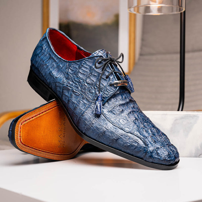 Marco Di Milano Apricena: Navy Leather Dress Shoe