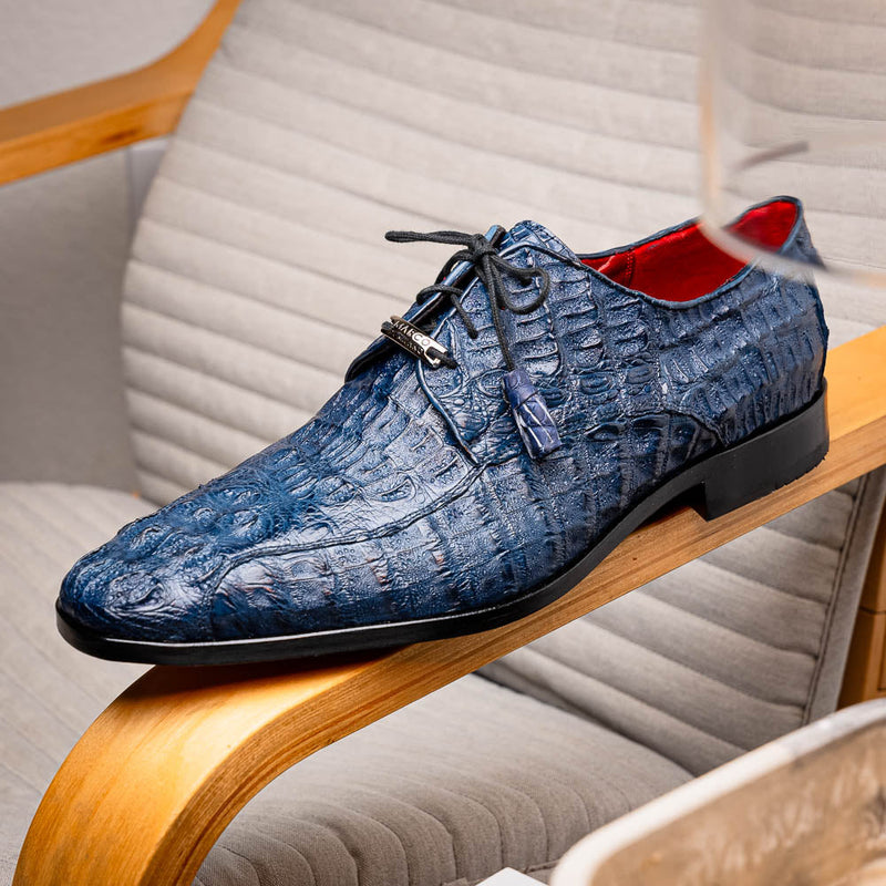 Marco Di Milano Apricena: Navy Leather Dress Shoe