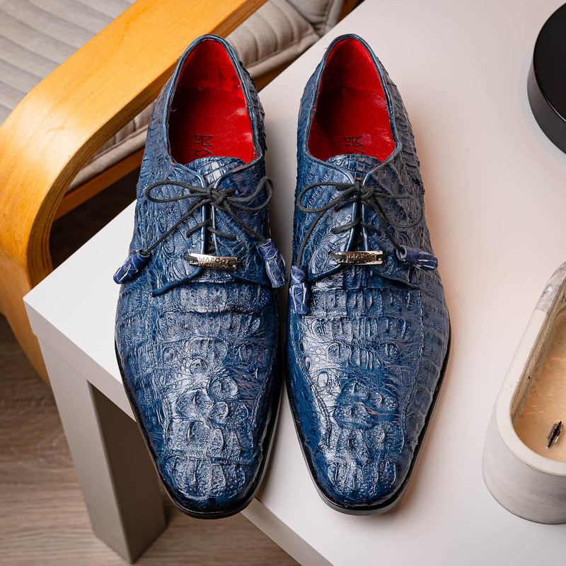 Marco Di Milano Apricena: Navy Leather Dress Shoe