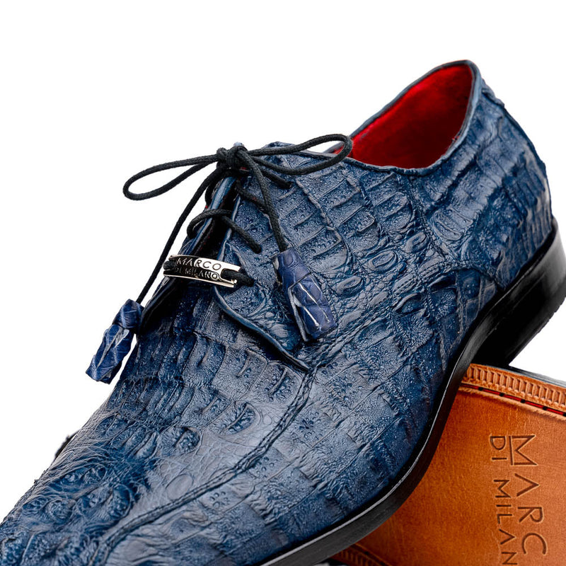 Marco Di Milano Apricena: Navy Leather Dress Shoe