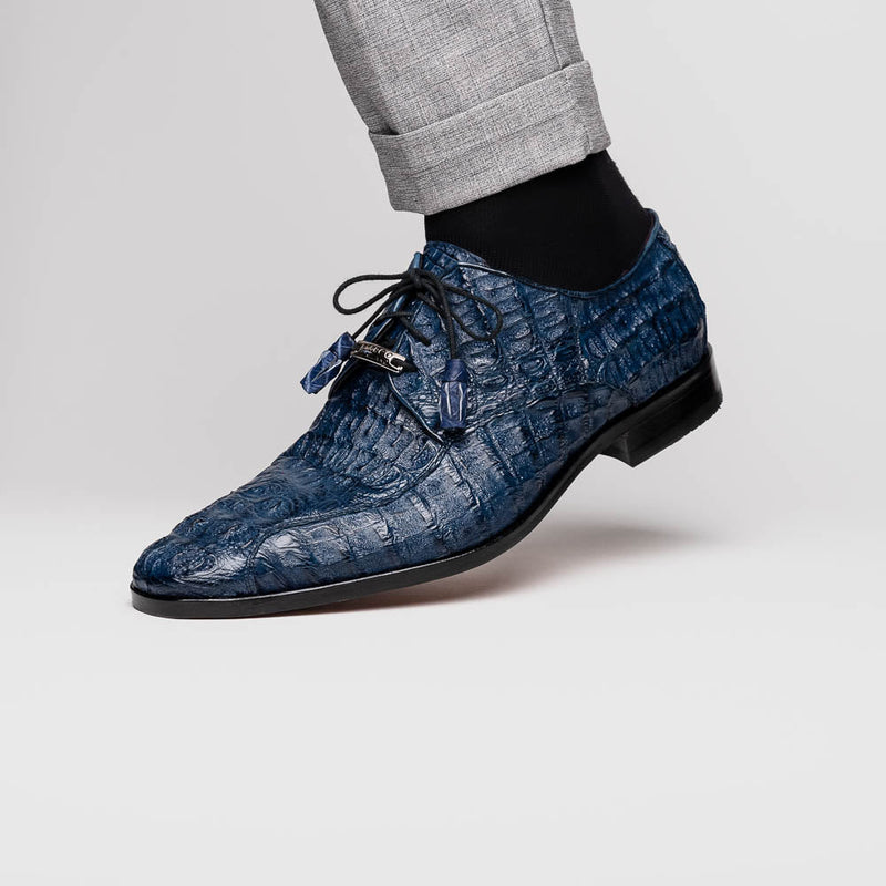 Marco Di Milano Apricena: Navy Leather Dress Shoe