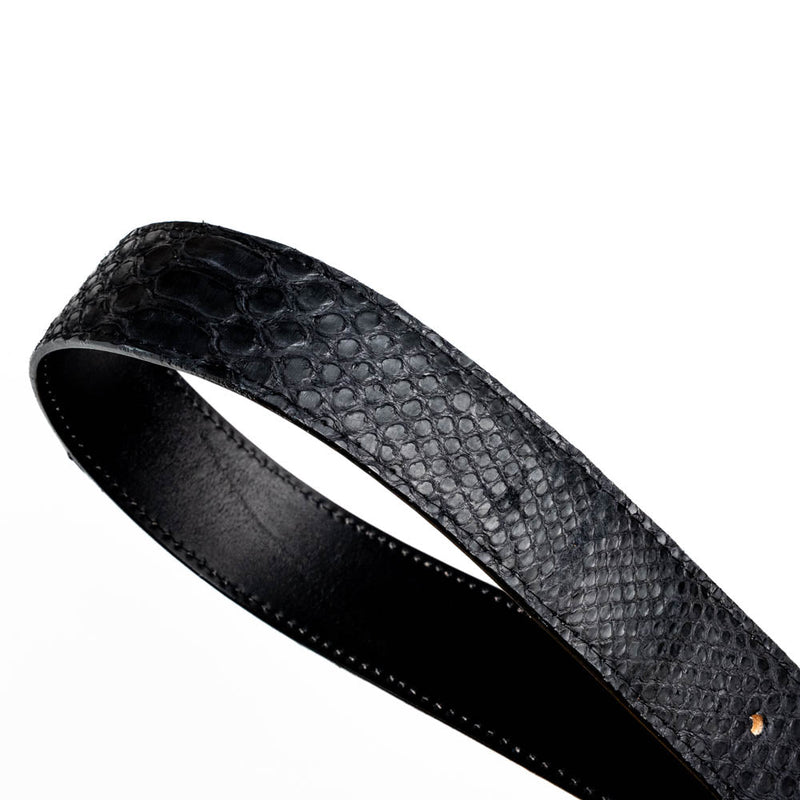 Marco Di Milano Arkansas Black Leather Belt Shoe