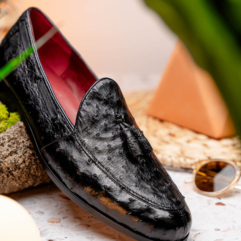 Marco Di Milano Aubiere Black Leather Dress Shoe