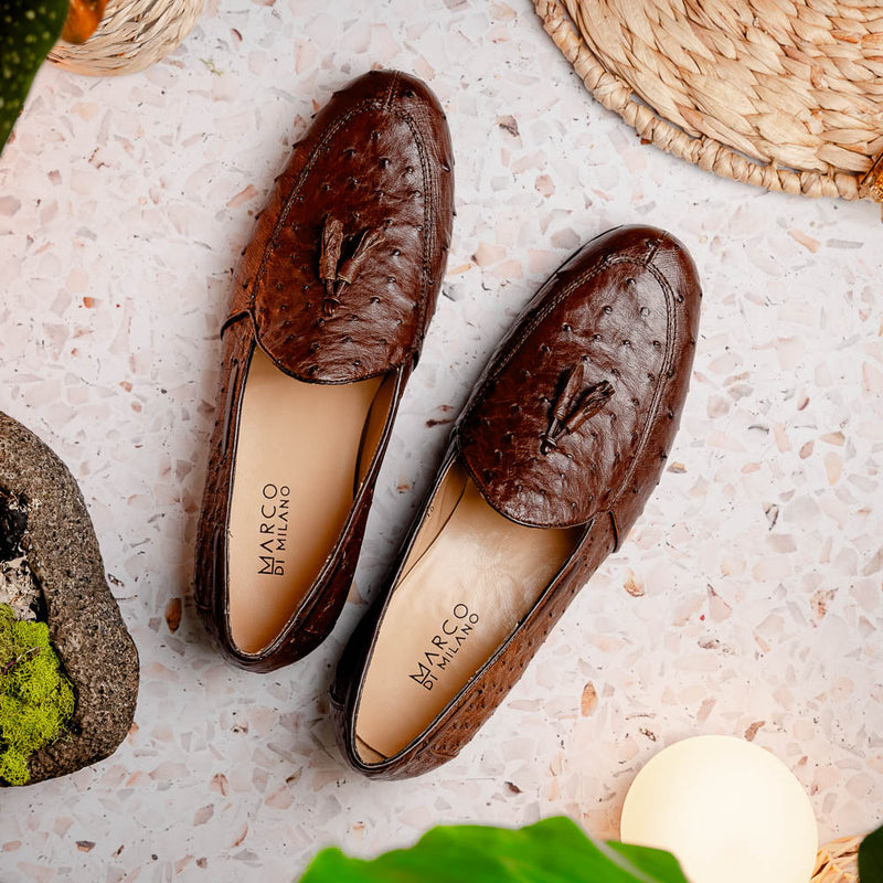 Marco Di Milano Aubiere Brown Leather Loafers
