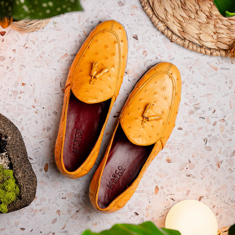 Marco Di Milano Aubiere Buttercup Leather Loafers