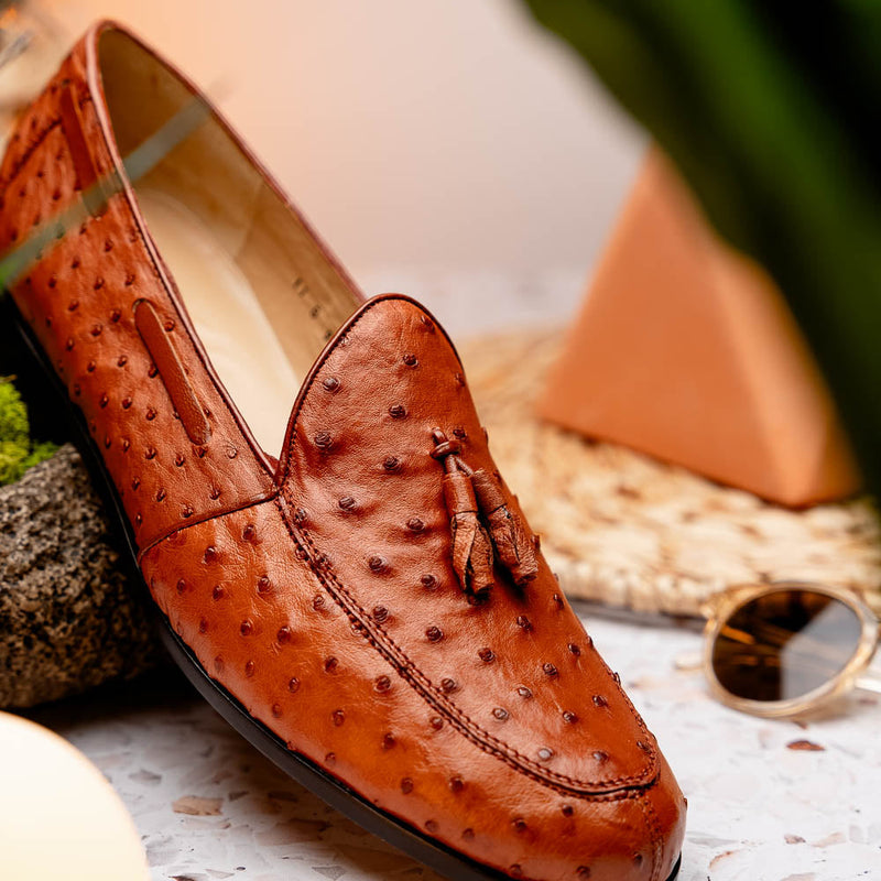 Marco Di Milano Aubiere Cognac Leather Dress Shoe