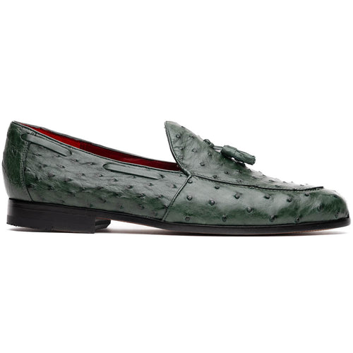 Aubiere Green Ostrich Loafer 