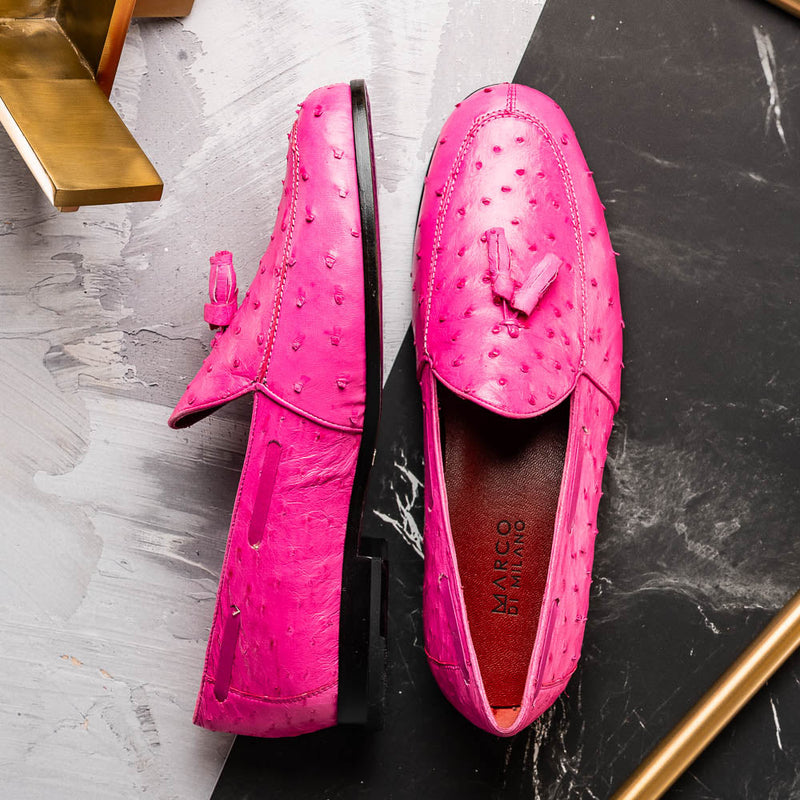 Marco Di Milano Aubiere Pink Leather Loafers