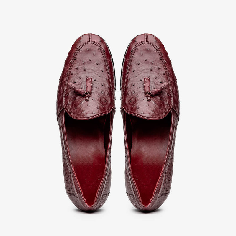 Marco_Di_Milano Aubiere Wine Leather Dress Shoe