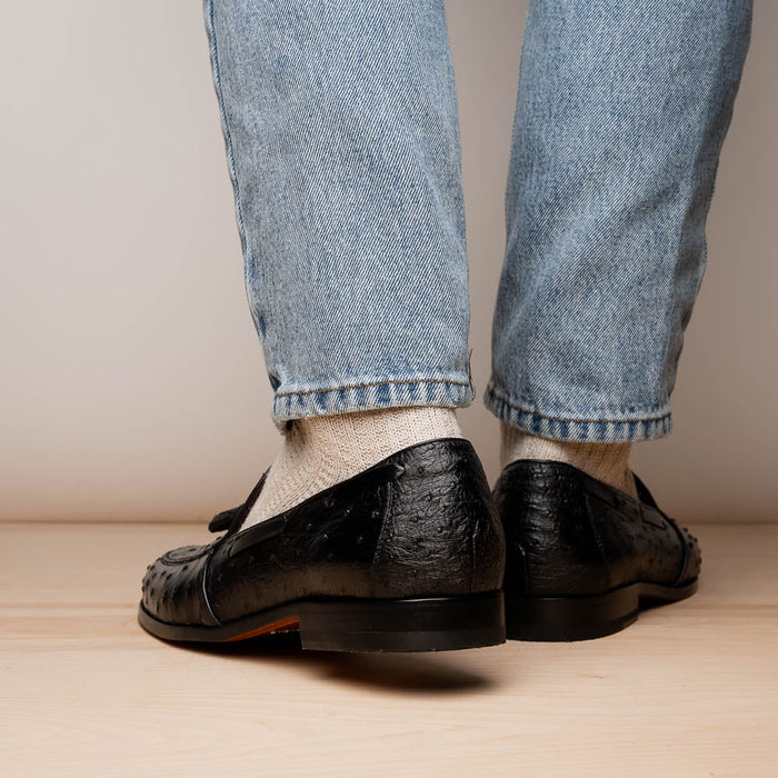 Marco Di Milano Aubiere Black Leather Dress Shoe