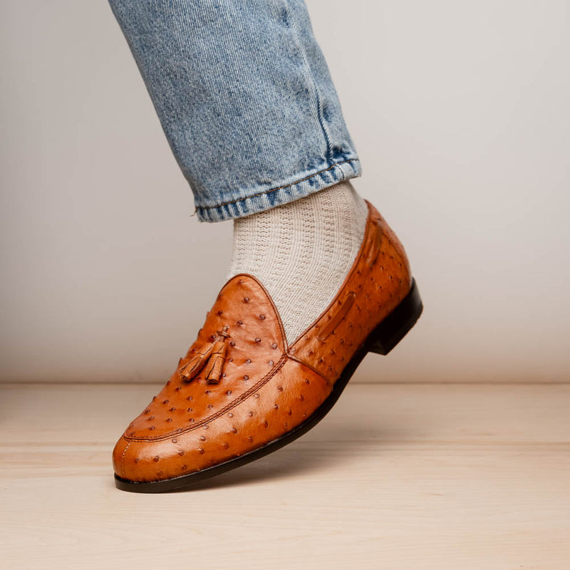 Marco Di Milano Aubiere Cognac Leather Dress Shoe